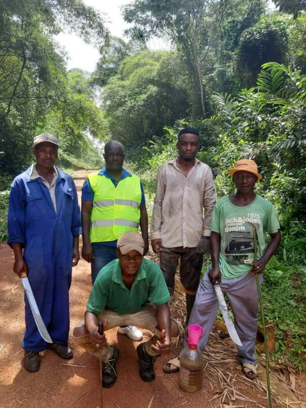 Lebamba : travaux d’ensoleillement sur l’axe Kanda-Idembé-Mabanga