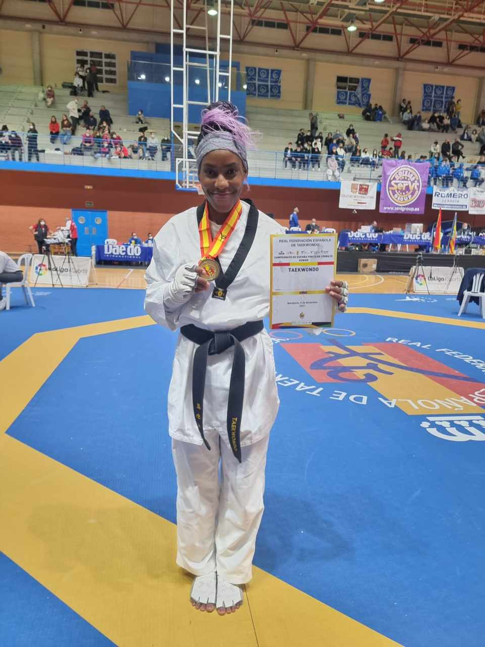 Taekwondo : Maria Mouega médaillée d'or au championnat d'Espagne