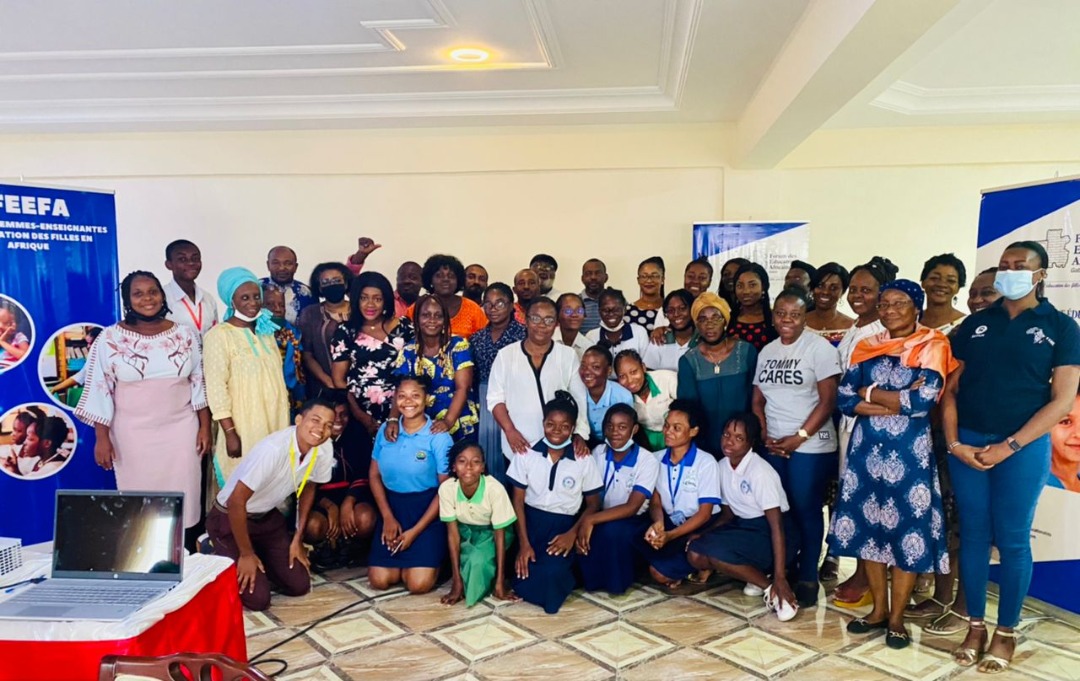 La photo de famille à l’issue de la formation