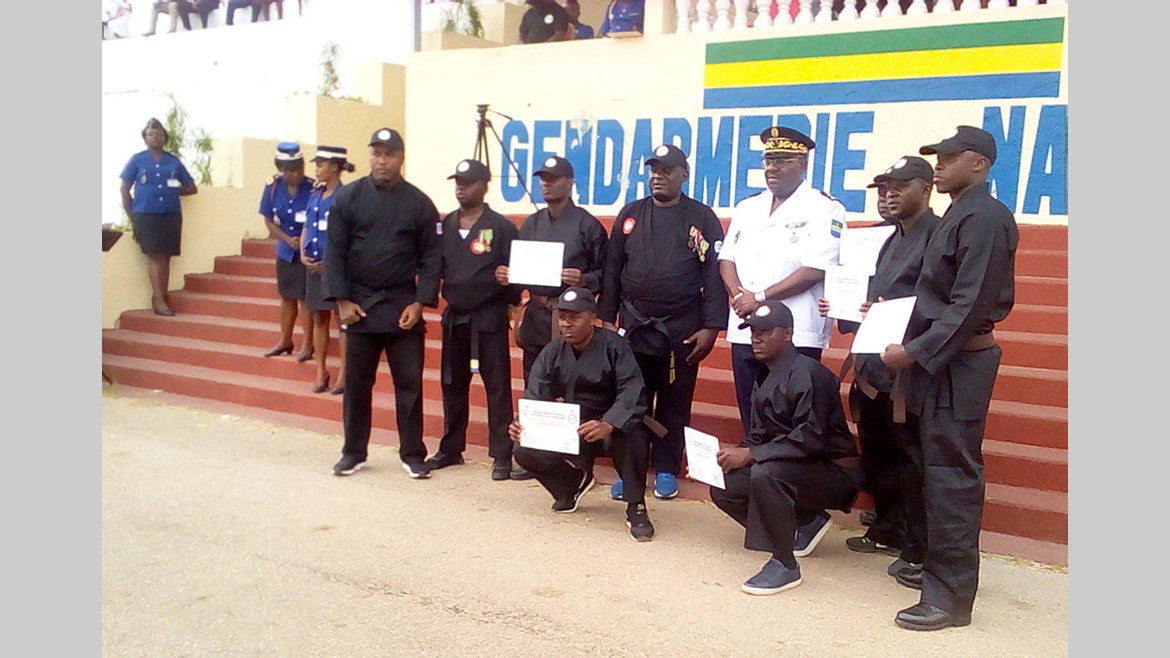 Arts martiaux : 65 stagiaires distingués à la gendarmerie