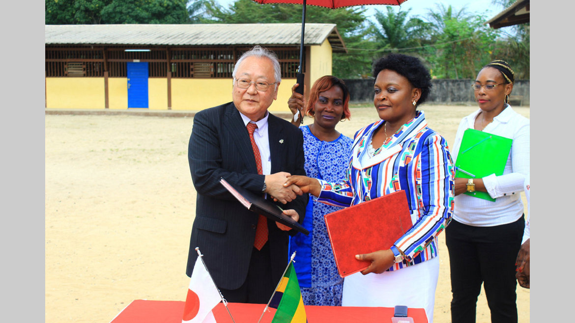 Coopération nippo-gabonaise : Signature d'un contrat pour la construction et l'équipement d'un bâtiment