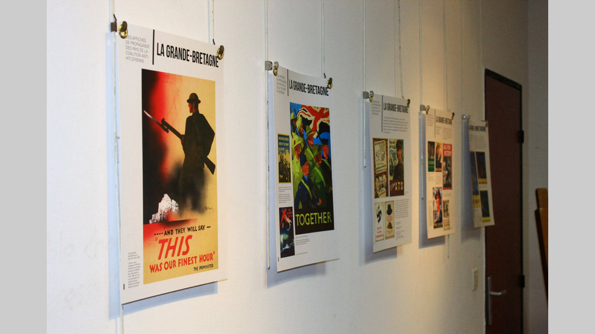 Exposition des affiches de la Seconde Guerre mondiale : Pour revivre la guerre autrement