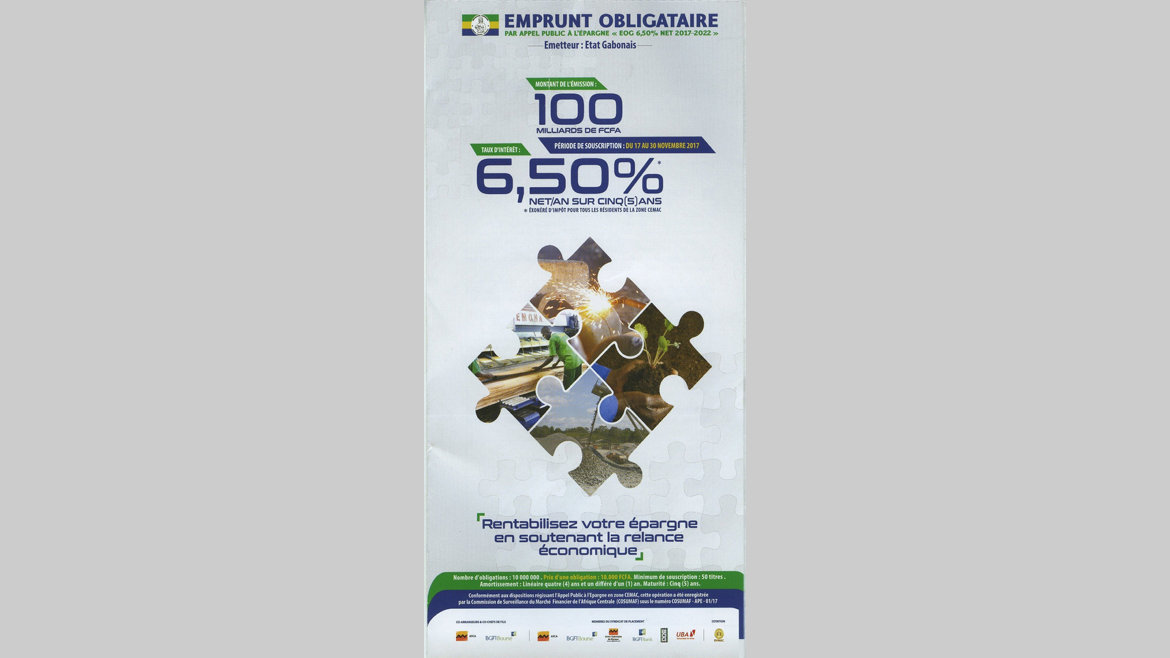 Marché international : Emprunt obligataire : la signature du Gabon reste intacte