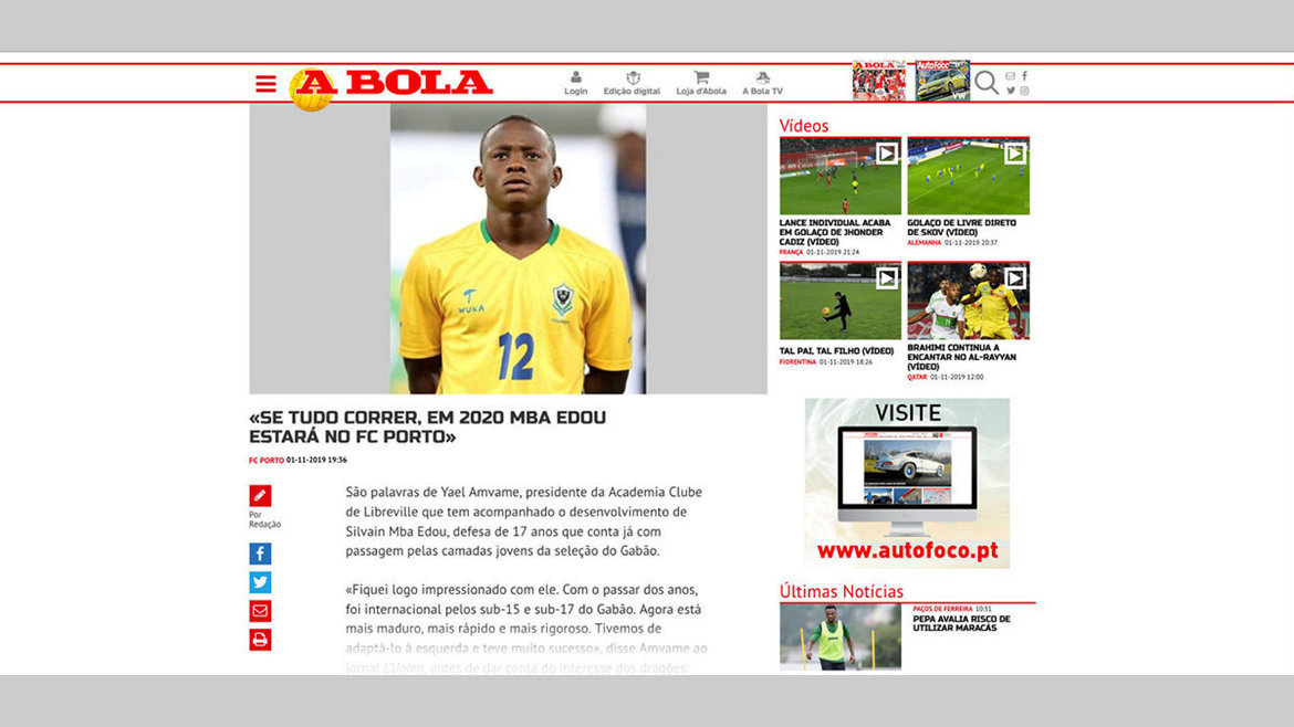 Média : Quand la presse portugaise parle de "L'Union"