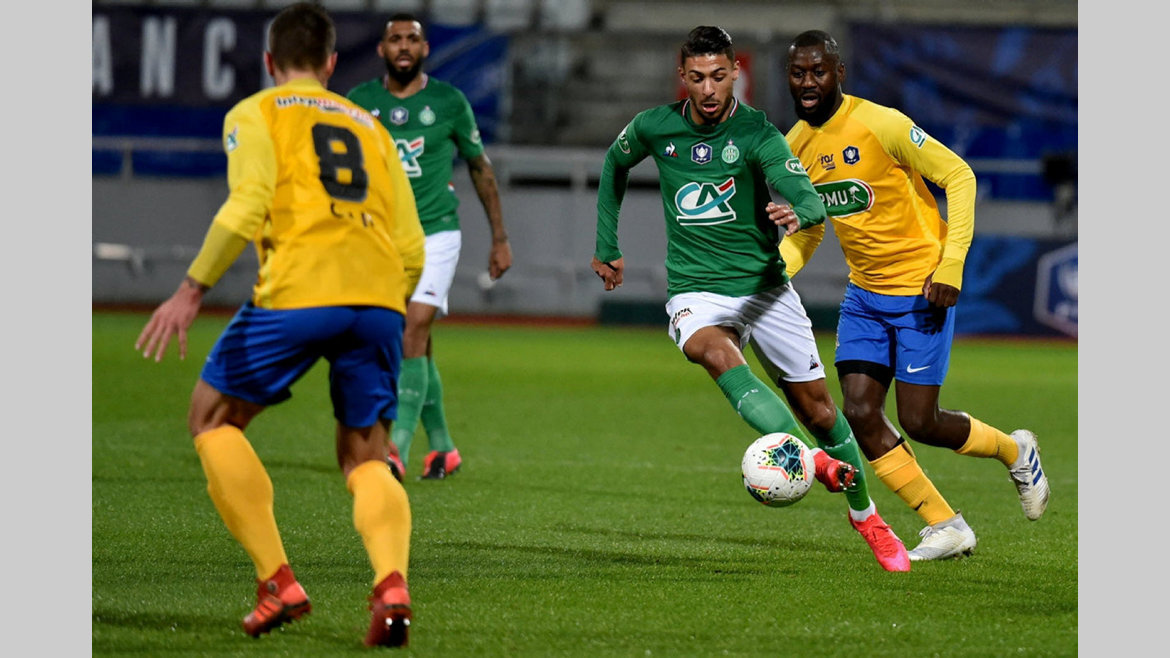 Coupe de France : Bouanga buteur, les Verts filent en demi-finale