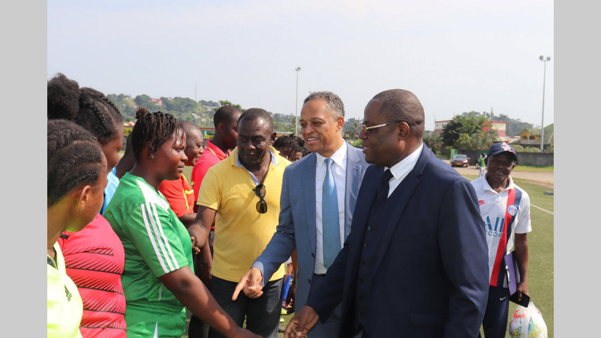 CSU : Franck Nguema et Patrick Daouda Mouguiama sur le terrain