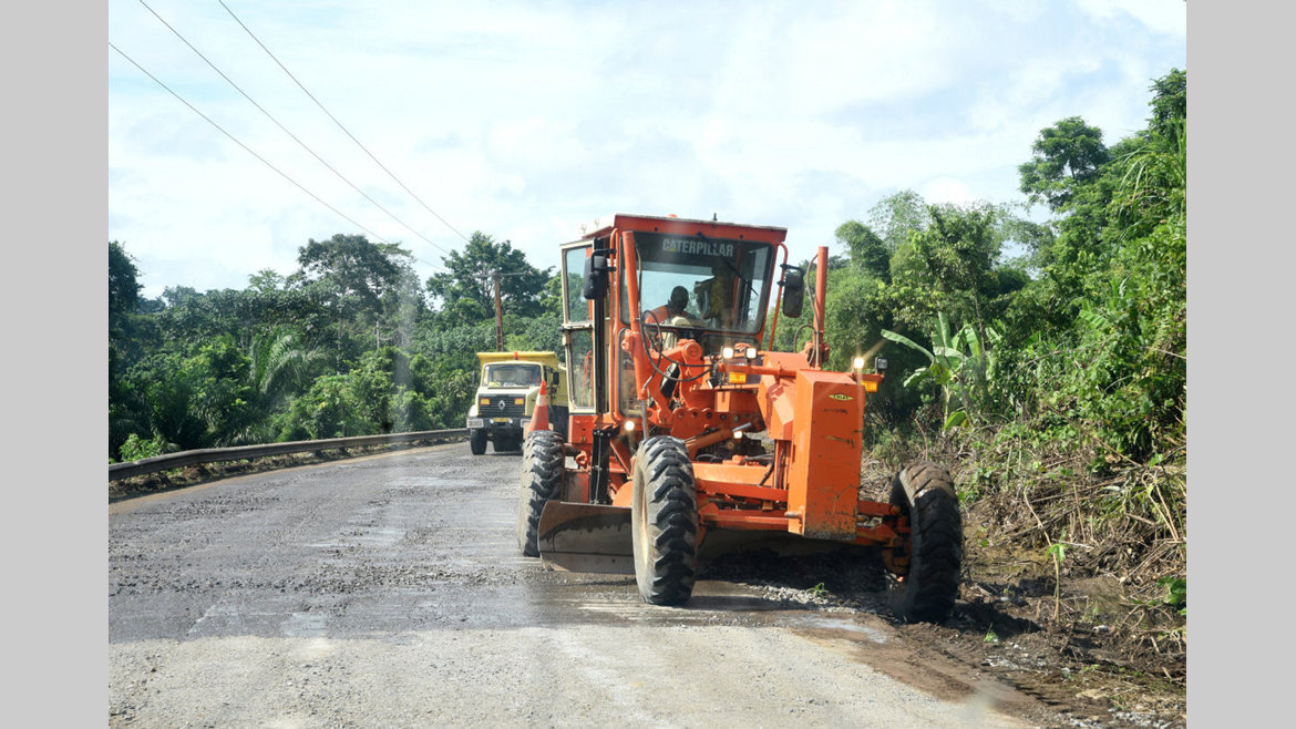 Route : L'axe Ayeme-Bokoue-Nsile en chantier
