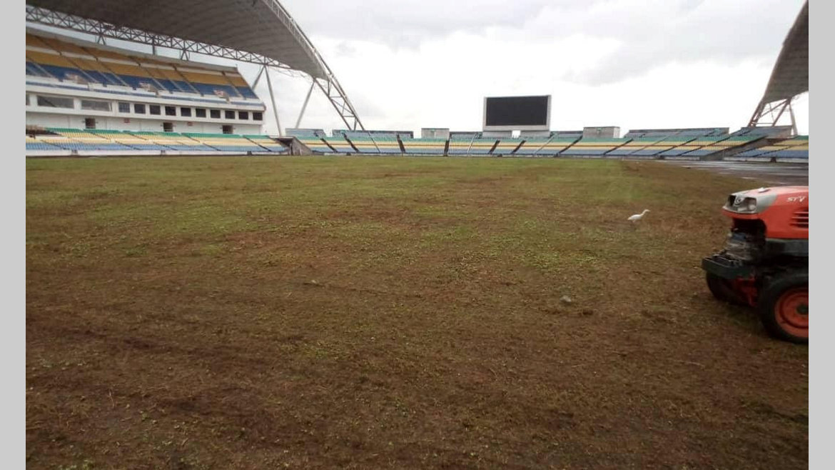Infrastructure : début des travaux au stade de l'Amitié d'Angondjé