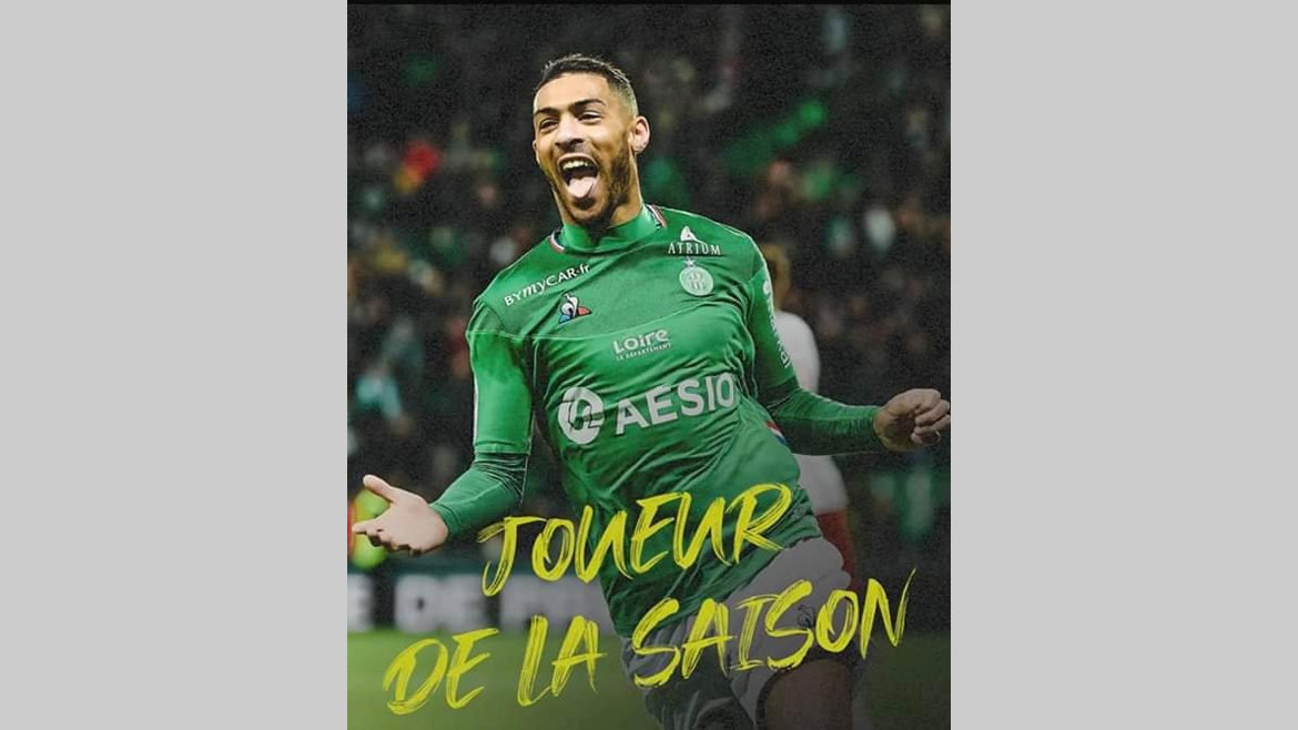 Saint-Etienne : Denis Bouanga élu meilleur joueur de la saison