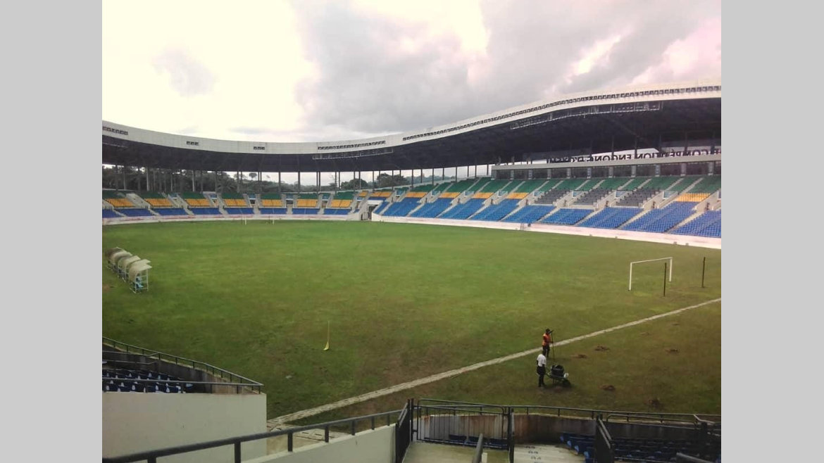 Football : fin des travaux du stade Engong d’Oyem