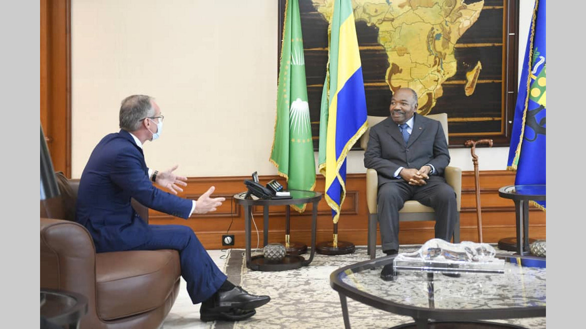 Activités présidentielles : Nicolas Terraz hôte d'Ali Bongo Ondimba
