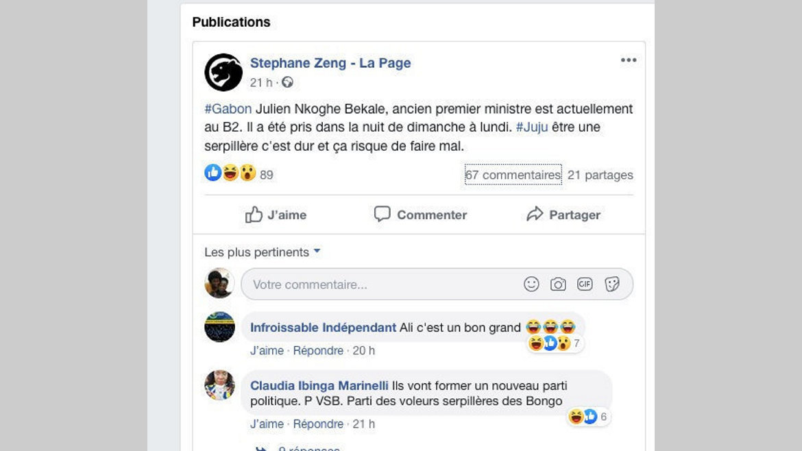 Fake news : Julien Nkoghe Bekale est bel et bien en liberté