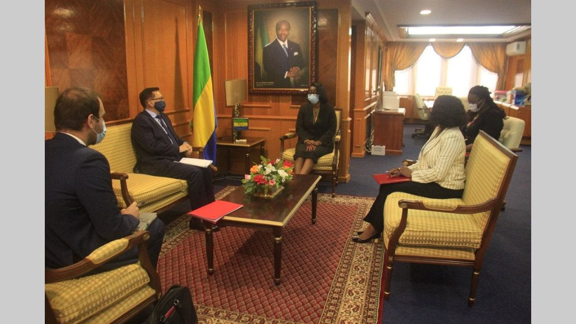 Gabon-Russie : Ilias Iskandarov hôte de Rose Christiane Ossouka Raponda