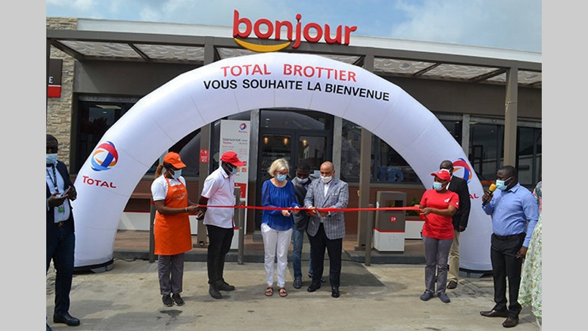 Total Brottier : mise en service d'une essencerie à Akanda