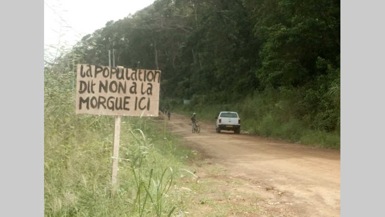 Cap Santa Clara : "La population dit non à la morgue ici"