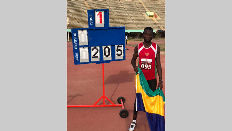 Concours du saut en hauteur à Dakar : Elca-Charles Ambourouet remporte vainqueur