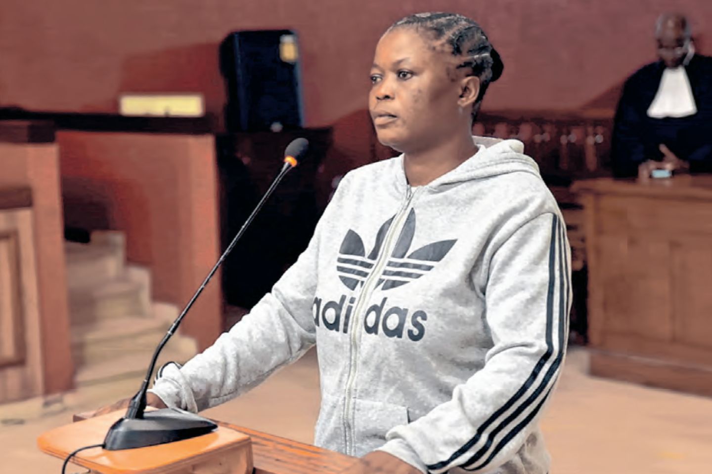 Akparssiba Aloaname auditionnée par les juges. © DR Akparssiba Aloaname auditionnée par les juges. © DR