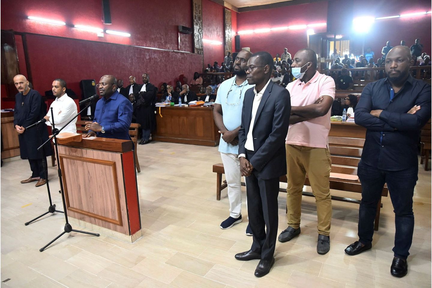 Brice Laccruche Ali- hanga et ses co-accusés en sont sortis hier. Sogara : une véritable pompe à fric