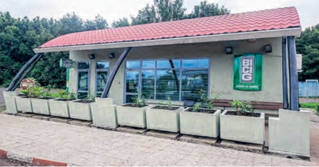 Un bureau de la BICIG à Gamba au Gabon © DR Tchibanga : l'absence d'une banque cause du tort aux fonctionnaires et aux opérateurs économiques