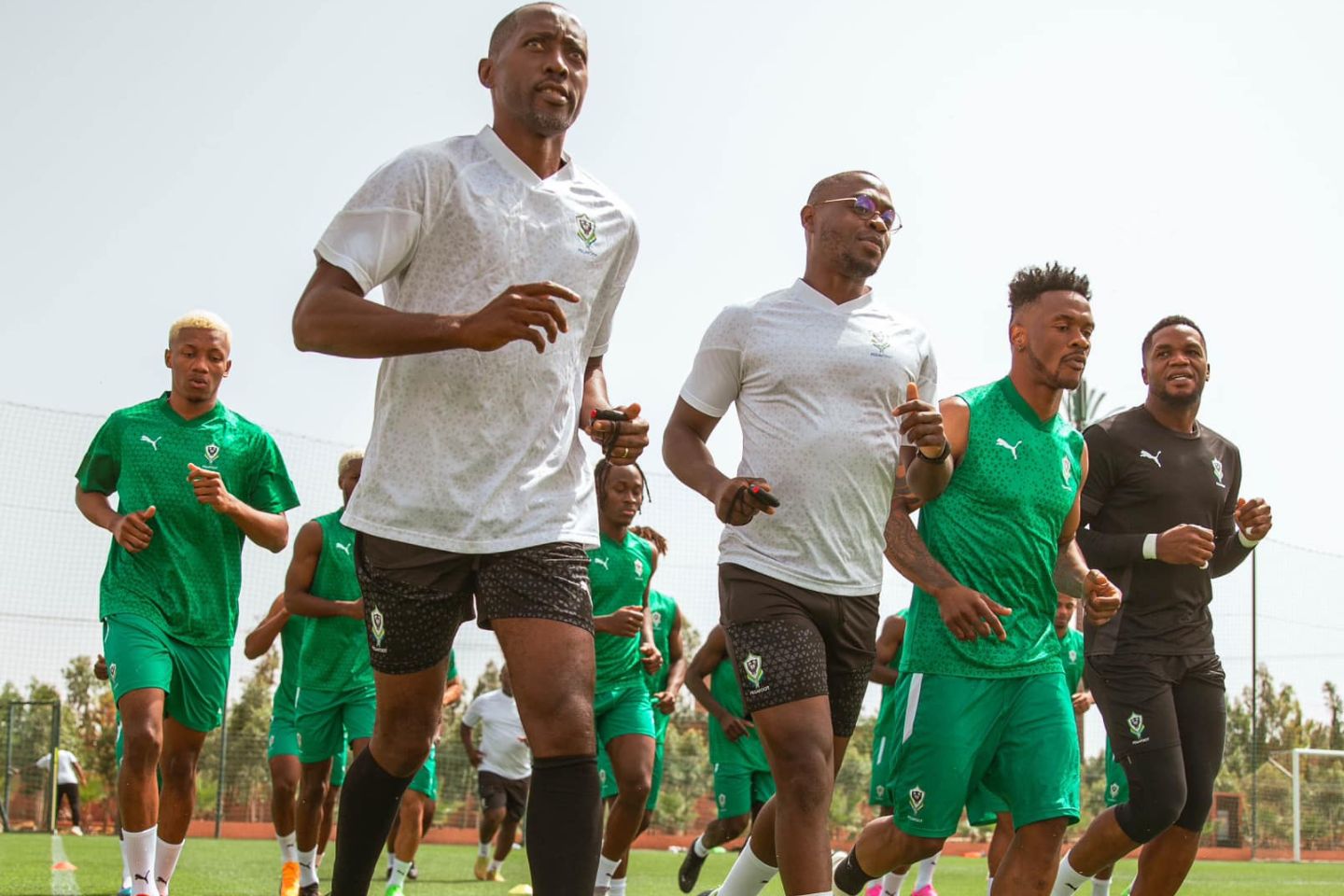 Entrainement des panthères au Maroc © DR Football/Panthères : l'effectif complet demain