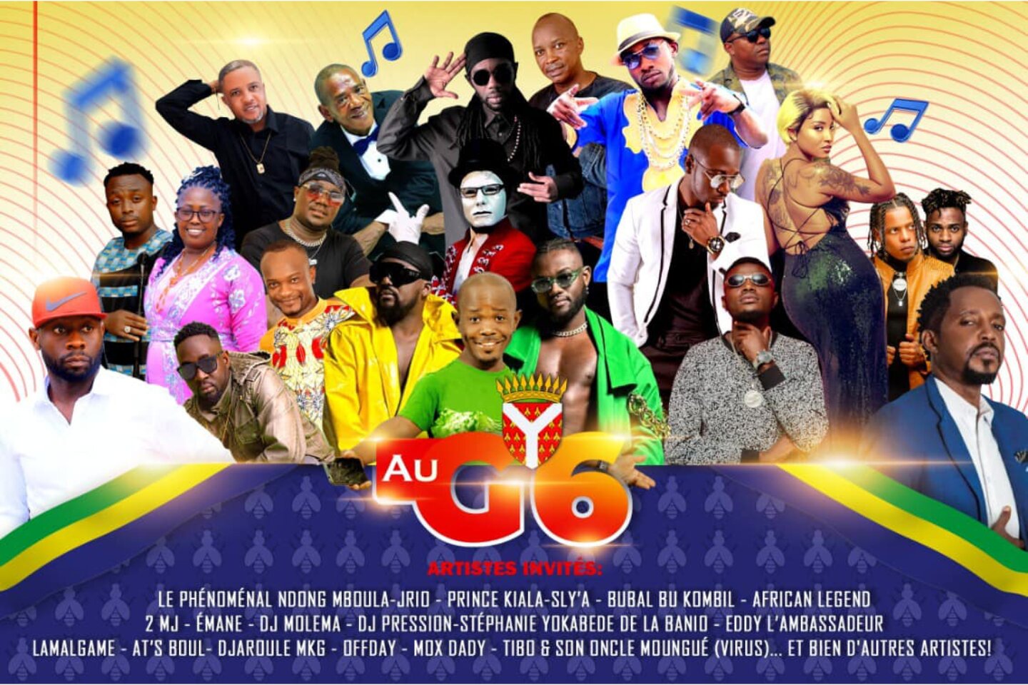 Affiche concert de la Restauration Makokou Affiche concert de la Restauration Makokou