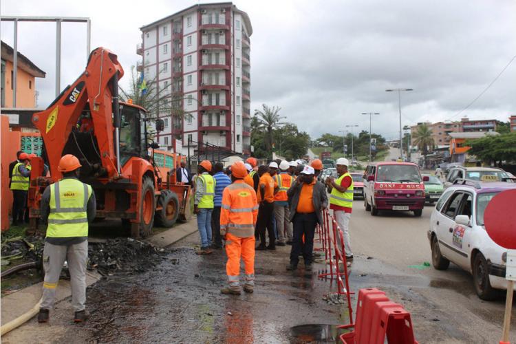  : 6h:Boulevard Triomphal Début des travaux de réfection