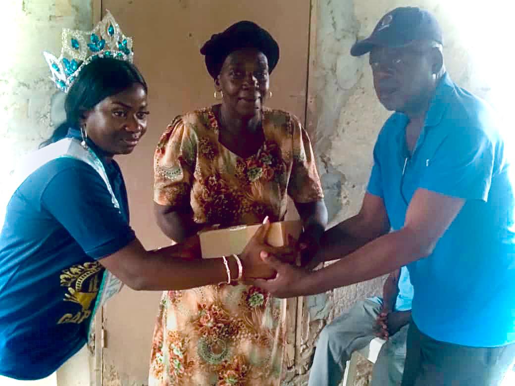 Humanitaire : Ms Canada world universal ambassador Laetitia Mapaga en dame de cœur à Libreville